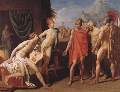 Achilles Receives the Envoys of Agamemnon (mk04), Jean Auguste Dominique Ingres